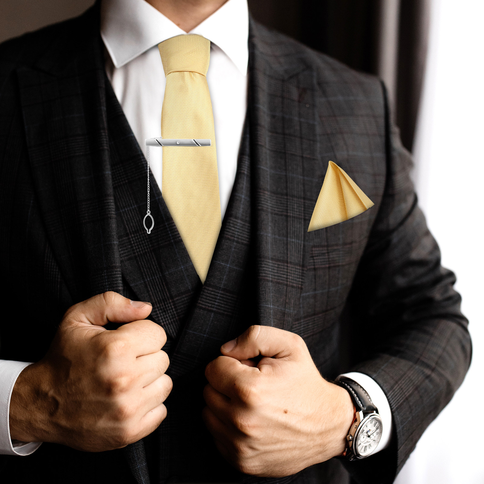 5 pcs Tie Set: Necktie Pocket  - đánh giá và giá Pocket Square Set