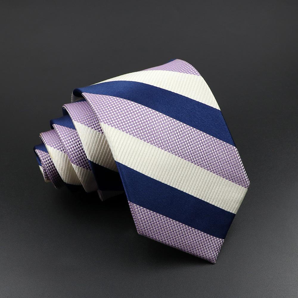 Nam 100% Lụa Thắt Cổ Điển Sọc  - đánh giá và giá Silk Tie Striped