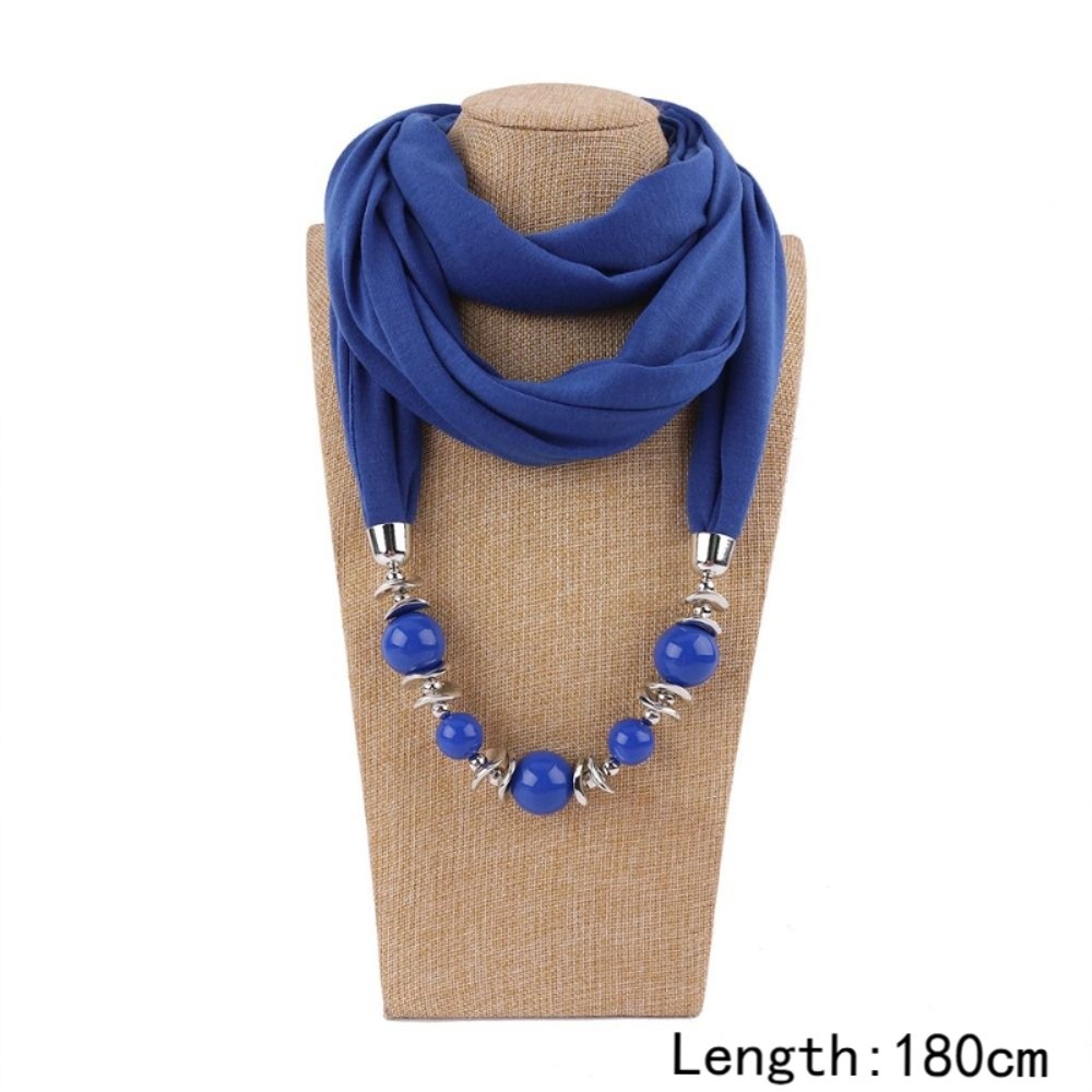New Chiffon Scarf Solid Color  - đánh giá và giá Infinity Scarf Knit