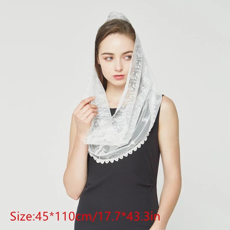Women Chapel Veils Lady Mantil - đánh giá và giá Infinity Scarf Knit