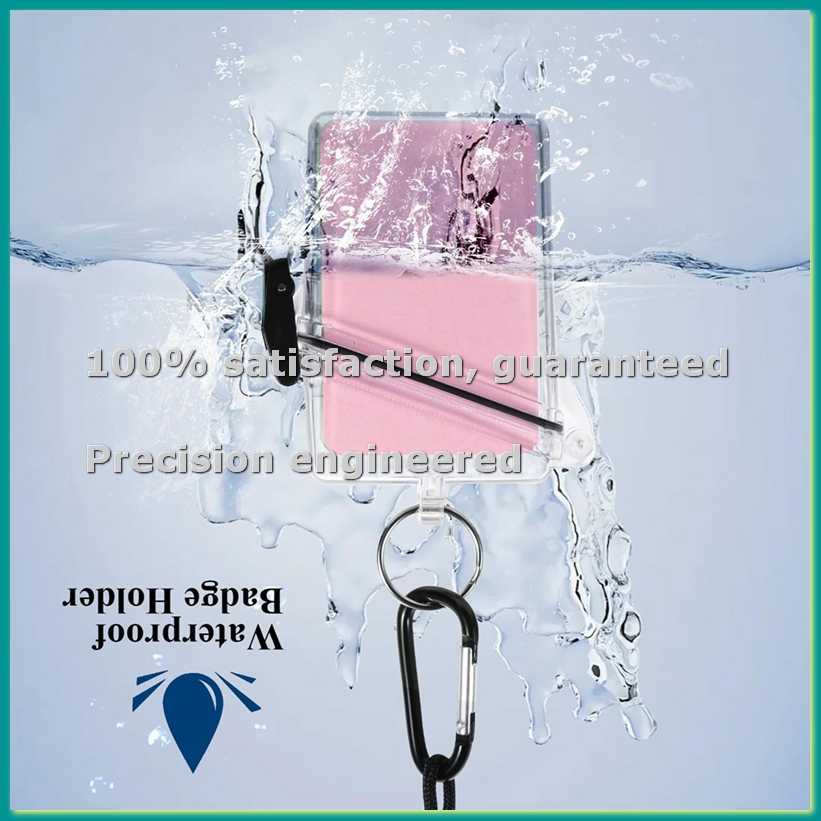 5 Pack Waterproof ID Badge Hol - đánh giá và giá Lanyard Badge Holder