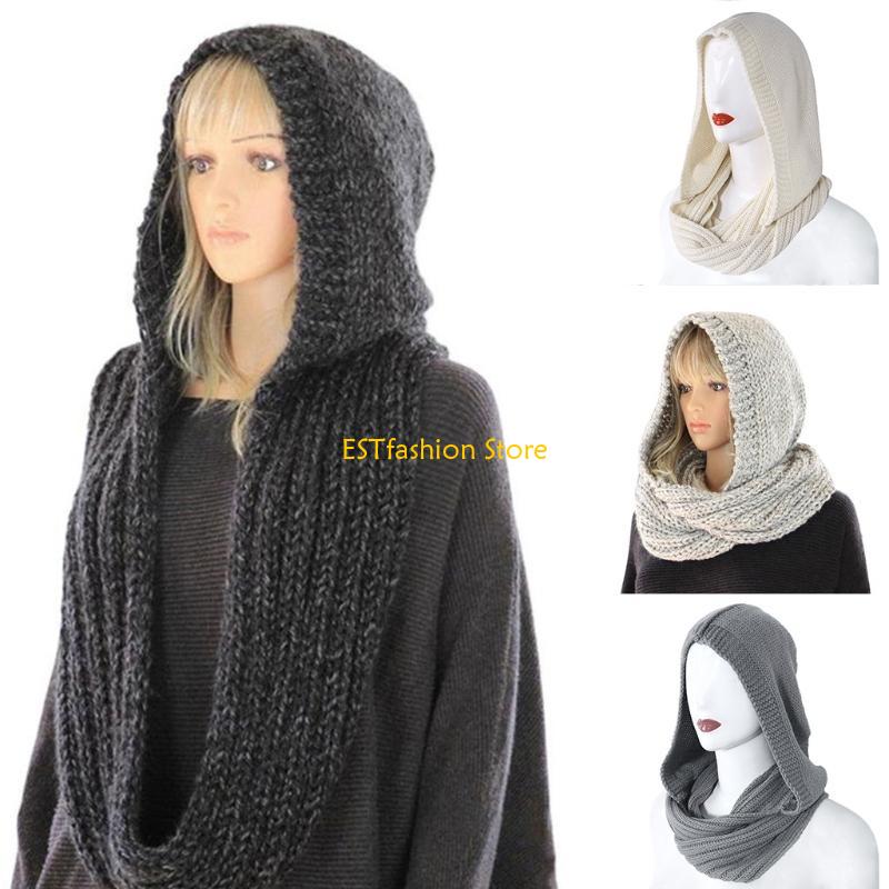 Y5GC Nữ Mùa Đông Đan Mũ Trùm Đ - đánh giá và giá Infinity Scarf Knit
