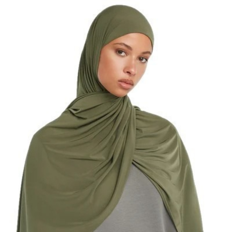 E2 Premium Liquid Jersey Hijab - đánh giá và giá Head Wrap Turban